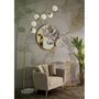 Voir la diapositive 6 : Paris Prix Lampadaire Arc 6 Sphères  Luci  220cm Blanc & Or