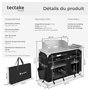 Voir la diapositive 6 : tectake Cuisine de camping luxe avec 4 compartiments pliable noir