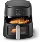 Philips Airfryer NA231/00 Friteuse sans huile avec fenêtre de cuisson Noir/Argent, Série 2000 6.2L