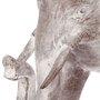 ATMOSPHERA Statue Eléphant en résine - H. 30 cm - Gris effet blanchi