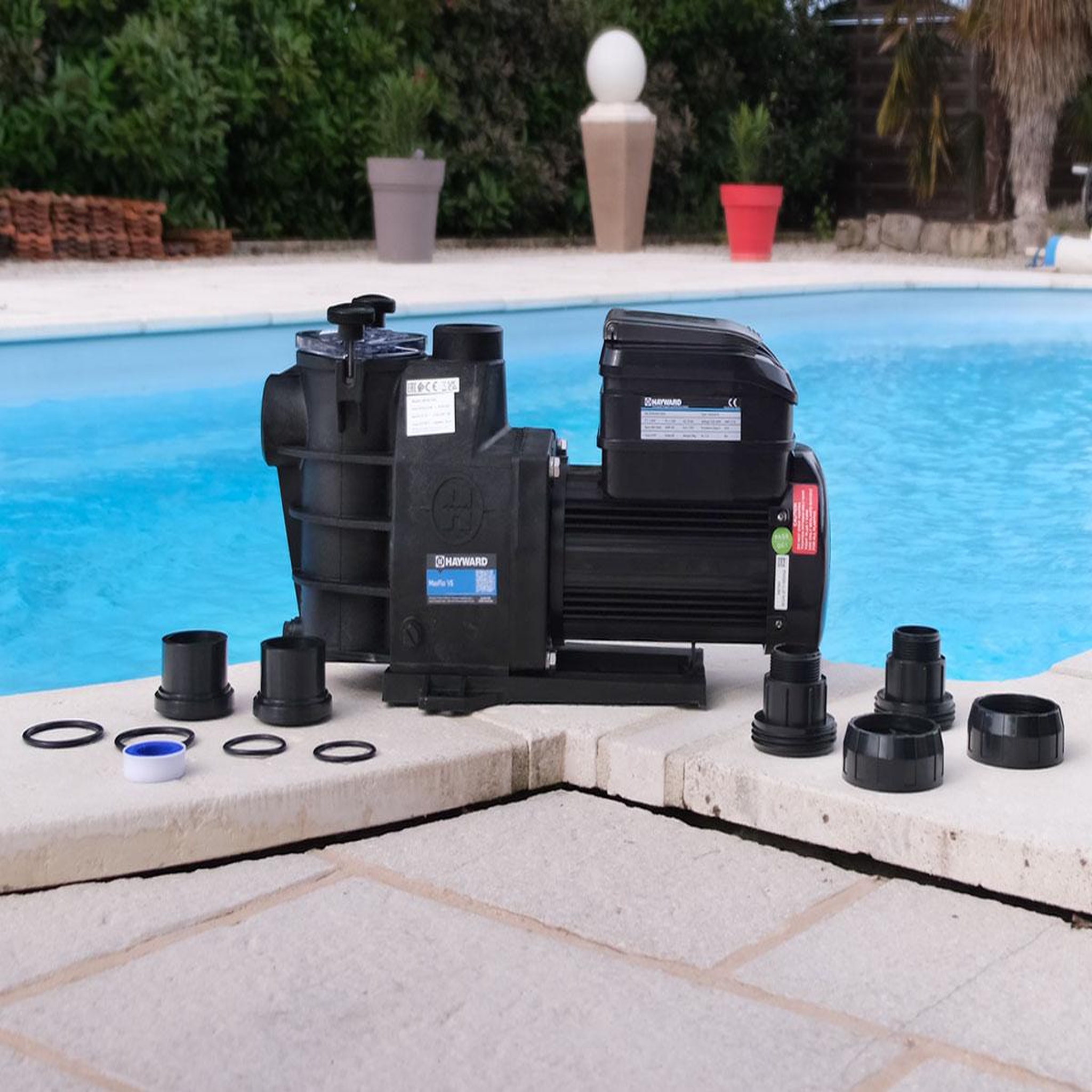 Voir la diapositive 3 : Hayward Pompe max flo vs 1 cv / 13,5 m³/h mono - hayward