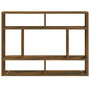 Voir la diapositive 3 : VIDAXL Etagere murale Chene fume 75x16x55 cm Bois d'ingenierie