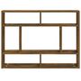 Voir la diapositive 3 : VIDAXL Etagere murale Chene fume 75x16x55 cm Bois d'ingenierie