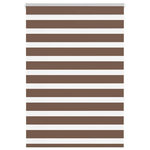VIDAXL Store zebre marron 110x150cm largeur du tissu 105,9cm polyester