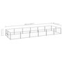 Voir la diapositive 6 : VIDAXL Chenil Argente 12 m² Acier