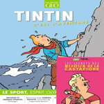 TINTIN C'EST L'AVENTURE N° 20, JUIN-AOUT 2024 : LE SPORT. AVEC LE LIVRE COLLECTOR LES SECRETS DES BIJOUX DE LA CASTAFIORE, Léost Claire