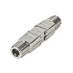 NEDIS Coupleur LAN Nedis CCGB89020ME Cat7, compatible Cat6A, Cat6 et Cat5e, métal