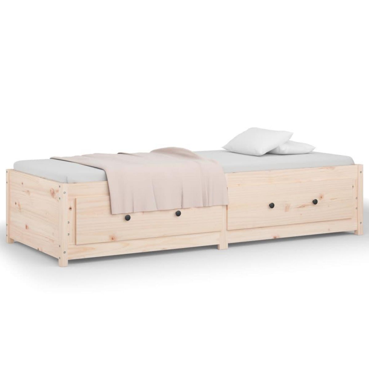 VIDAXL Lit de jour sans matelas 90x200 cm bois de pin massif