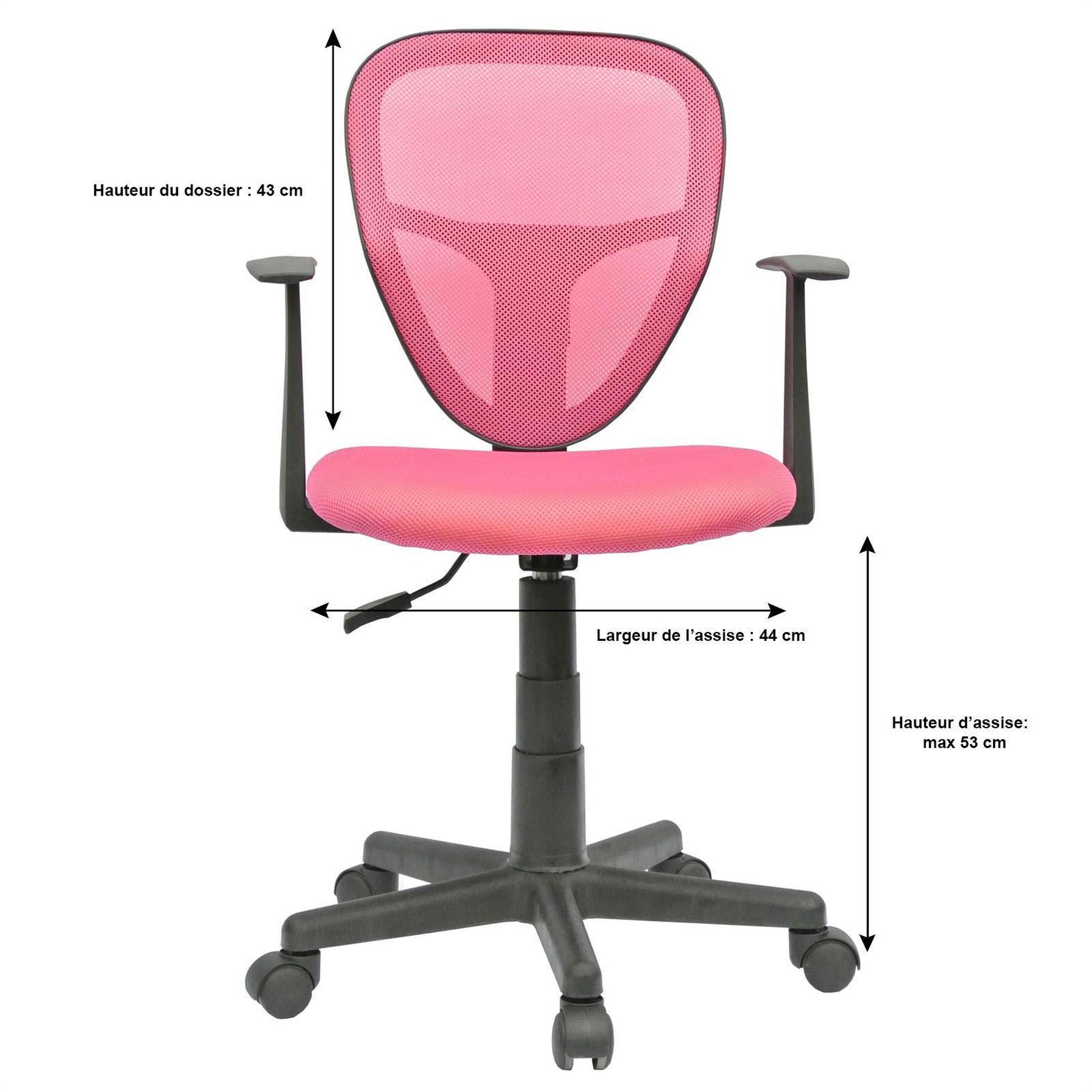 Voir la diapositive 6 : IDIMEX Chaise de bureau pour enfant STUDIO