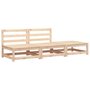 Voir la diapositive 2 : VIDAXL Canape de jardin sans accoudoirs repose-pieds bois pin massif