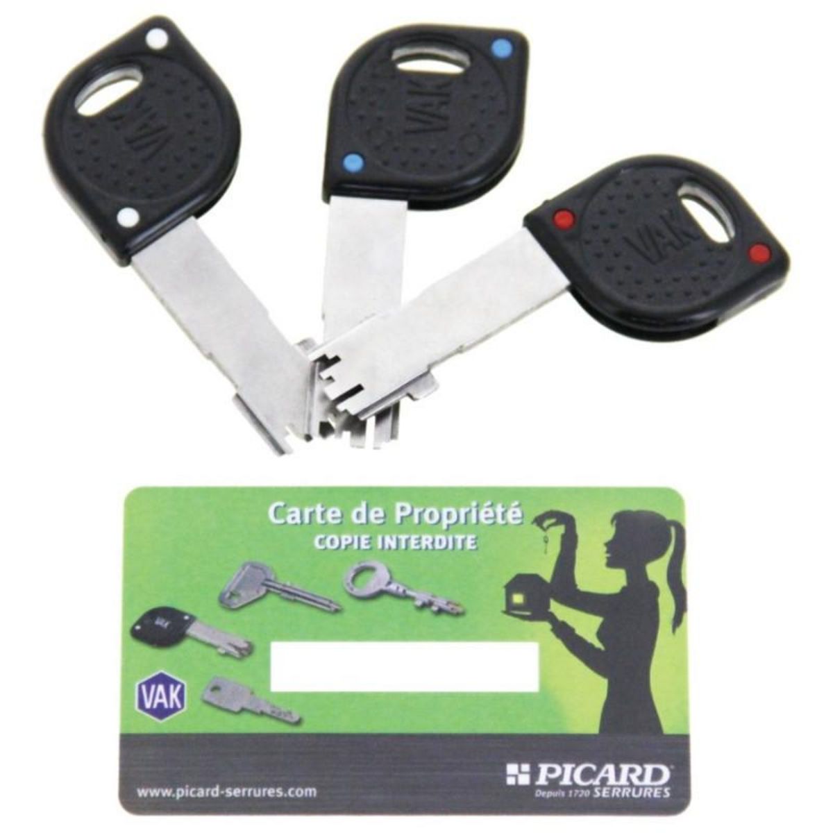 VAK Cylindre double pompe KLEOPS pour double vantail verticale VAK 4042S0006