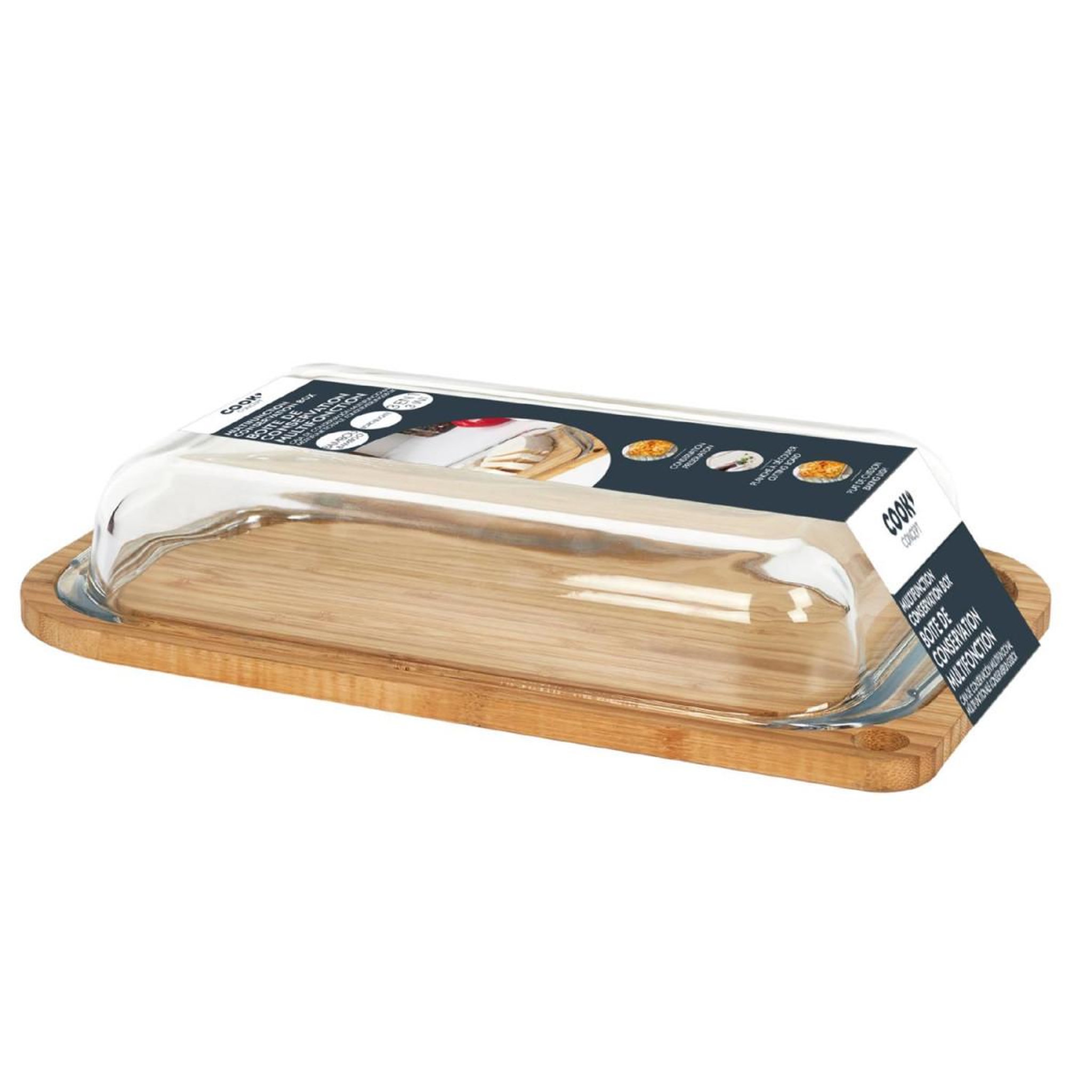 Voir la diapositive 5 : COOK CONCEPT Boîte de conservation  support  28cm naturel