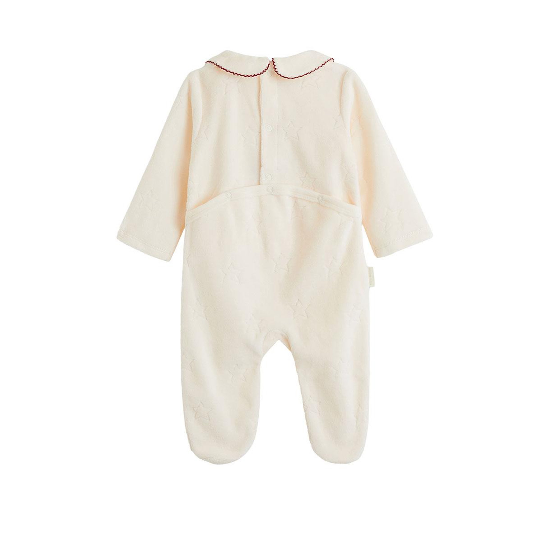 Voir la diapositive 2 : PETIT BEGUIN Pyjama bébé en velours Grace