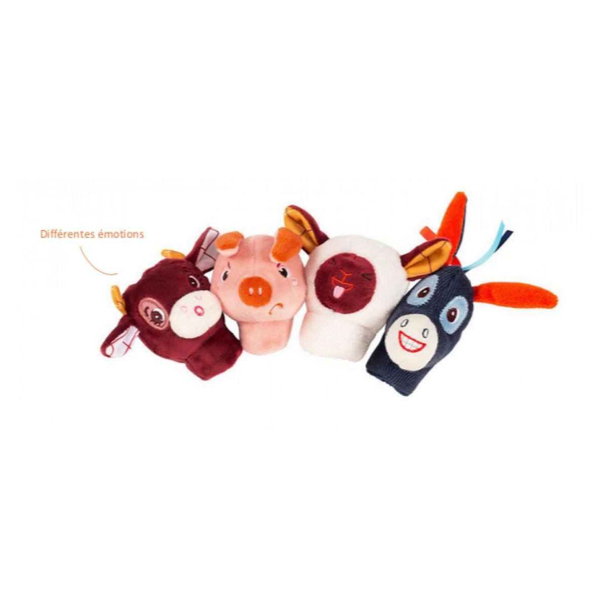 LILLIPUTIENS Jeu de marionnettes a doigts theme ferme