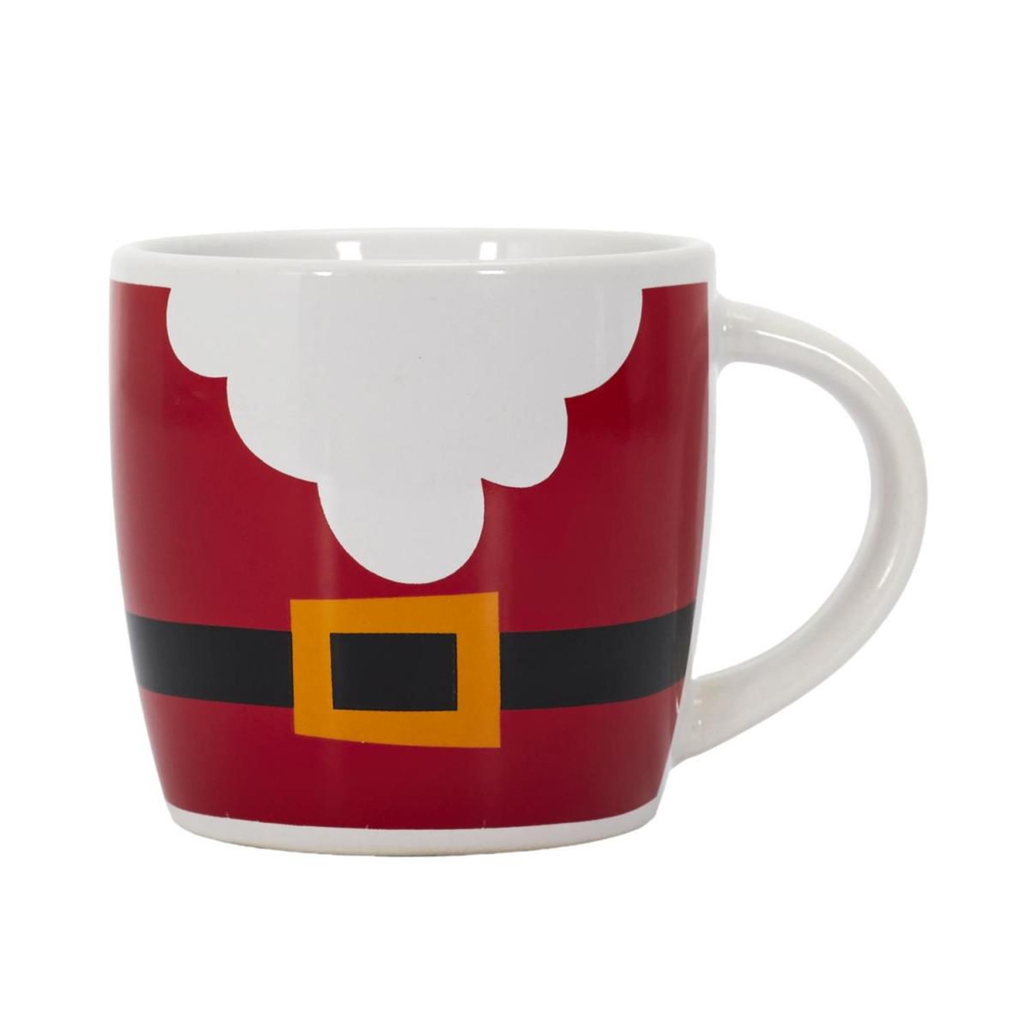 Voir la diapositive 4 : The Home Deco Factory Bol & mug de noël  santa  14cm rouge