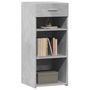 Voir la diapositive 3 : VIDAXL Buffet gris beton 40x42,5x93 cm bois d'ingenierie