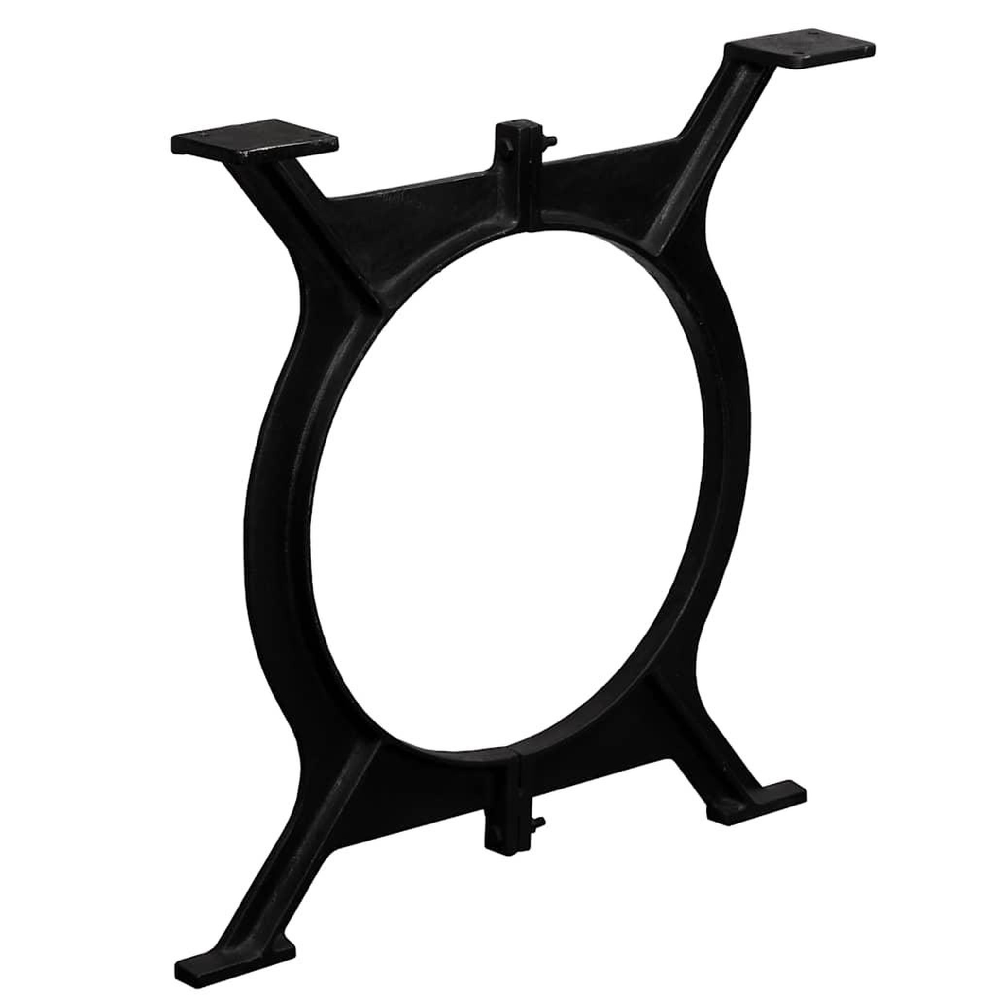 Voir la diapositive 4 : VIDAXL Pied de table de salle a manger 2 pcs cadre en o fonte