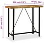 Voir la diapositive 6 : VIDAXL Table de bar Bois massif de recuperation 120x60x107 cm