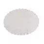 Lorena Canals Tapis coton lavable ovale pomme de pin ivoire - 130 x 180 cm