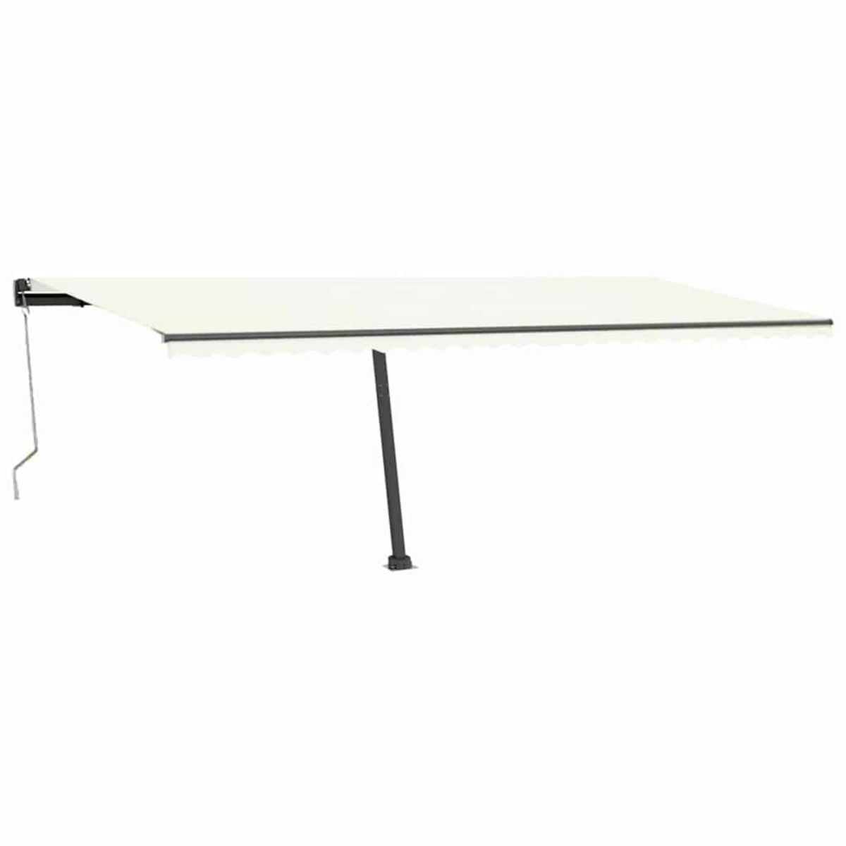 VIDAXL Auvent automatique sur pied 600x300 cm Creme