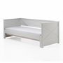 Voir la diapositive 3 : Paris Prix Lit Capitaine Amovible Enfant  Pino  90x200cm Blanc