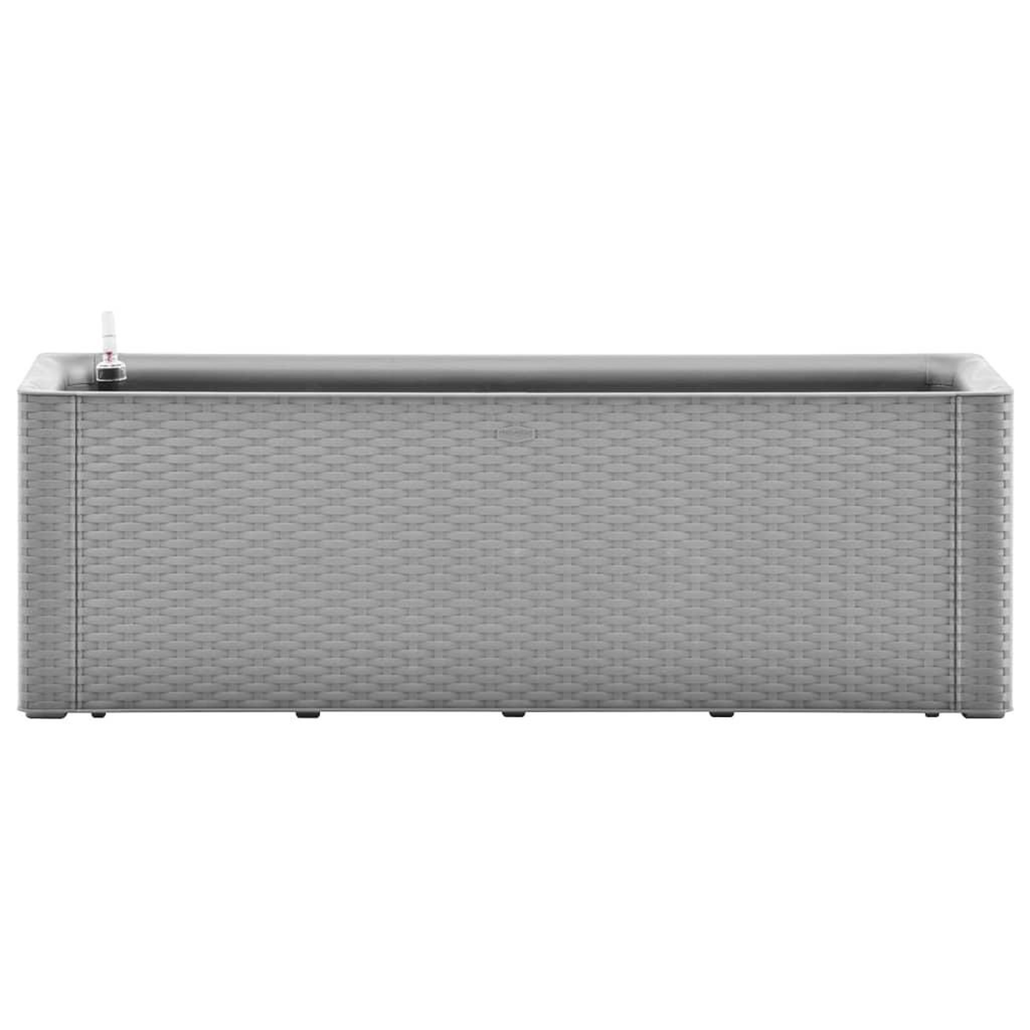 Voir la diapositive 3 : VIDAXL Lit sureleve de jardin avec systeme d'arrosage Gris 100x43x33cm