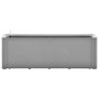 Voir la diapositive 3 : VIDAXL Lit sureleve de jardin avec systeme d'arrosage Gris 100x43x33cm