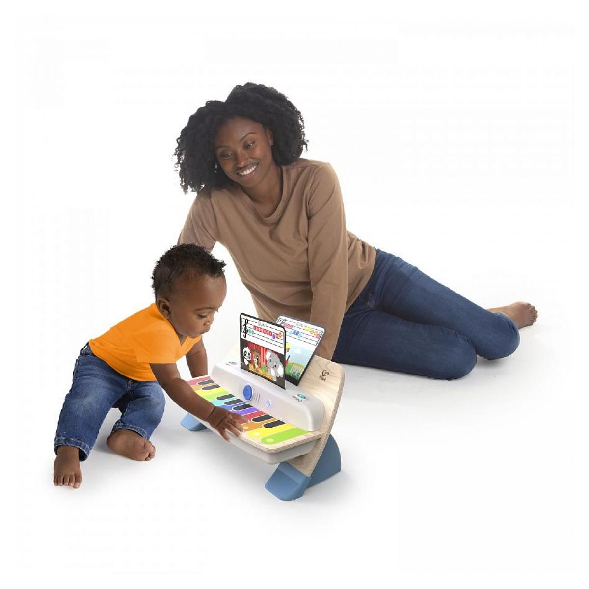 Hape Piano Connecté Deluxe - Magic Touch pour l'Éveil Musical des Enfants