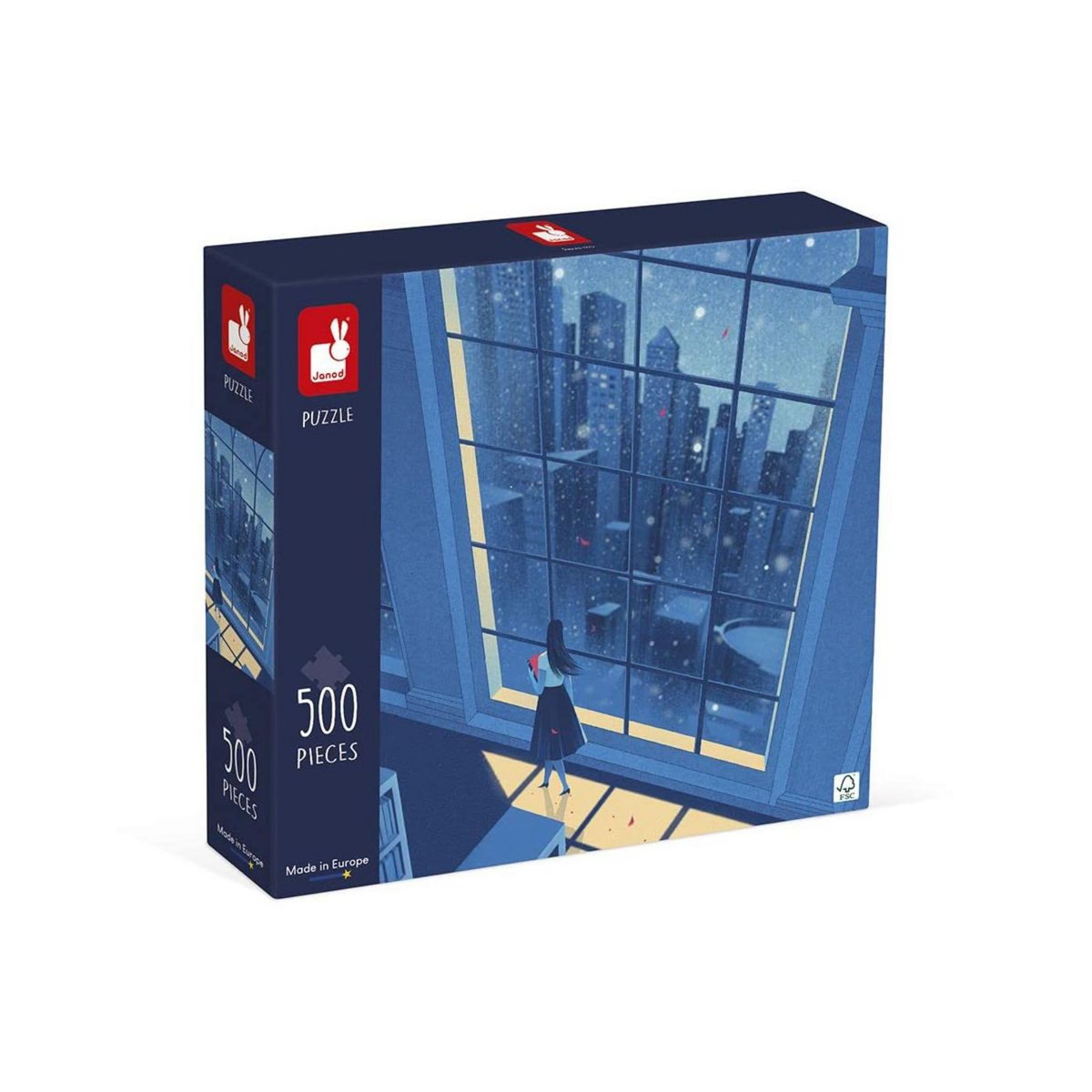Juratoys-Janod Janod - Puzzle 500 Pieces - La Nuit Bleue