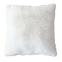 Voir la diapositive 1 : Paris Prix Coussin Déco Imitation Fourrure  Rabbit  40x40cm Blanc