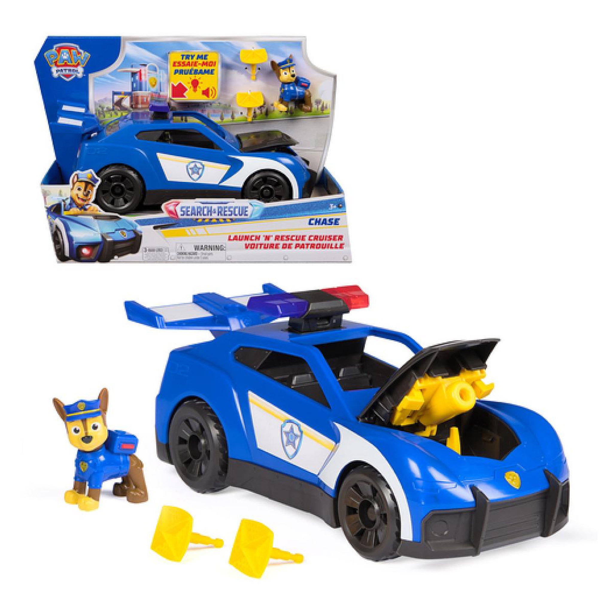 SpinMaster Vehicule Interactif Chase Search  and  Rescue Mission Detectives