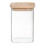 Voir la diapositive 3 : FIVE Lot de 4 Bocaux  Empilables  15cm Transparent