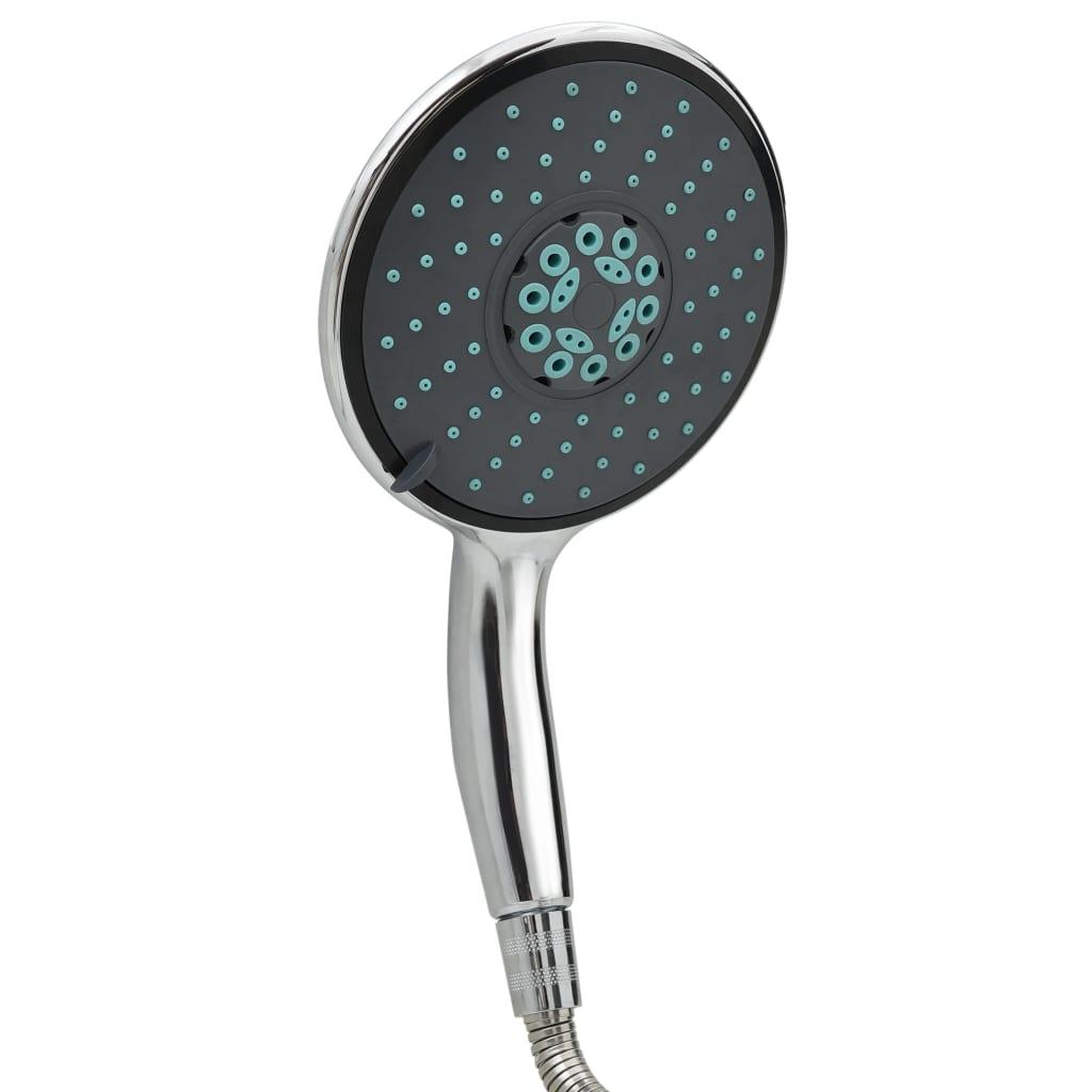Voir la diapositive 3 : VIDAXL Pomme de douche multifonctionnelle a main et tuyau 1,5 m Chrome