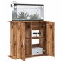 Voir la diapositive 3 : VIDAXL Support pour aquarium vieux bois 81x36x73 cm bois d ingénierie