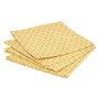 Voir la diapositive 1 : ATMOSPHERA Lot de 4 Serviettes de Table  Paty  40x40cm Ocre