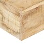 Voir la diapositive 3 : VIDAXL Table basse 80x80x28 cm Bois de manguier massif