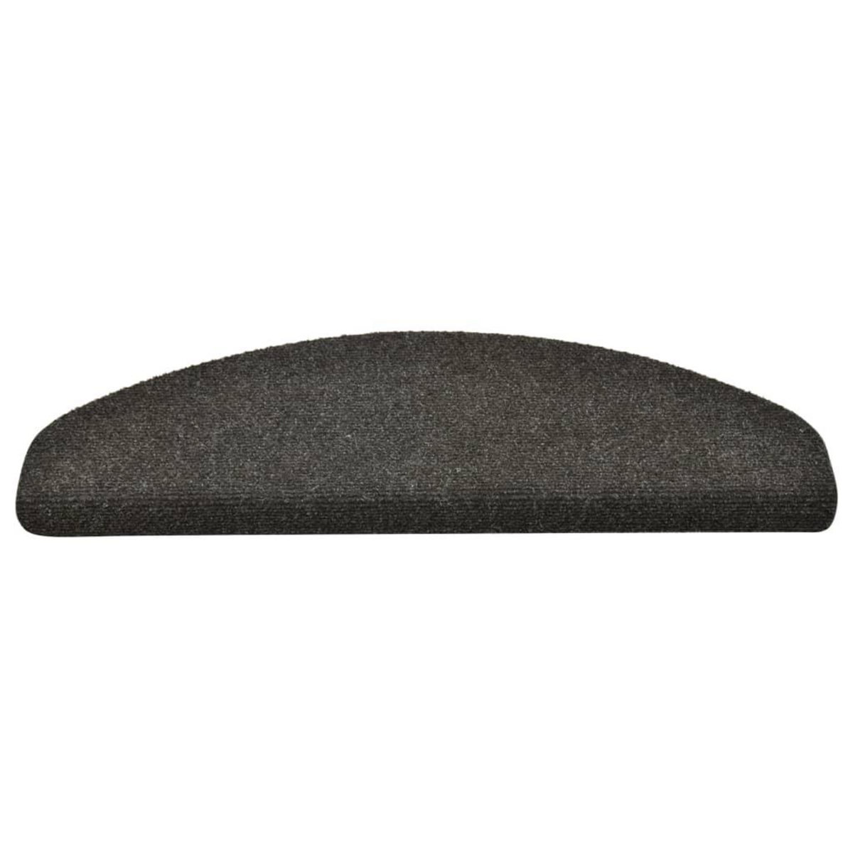 VIDAXL Tapis d'escalier autocollants 15 pcs anthracite 65x21x4 cm