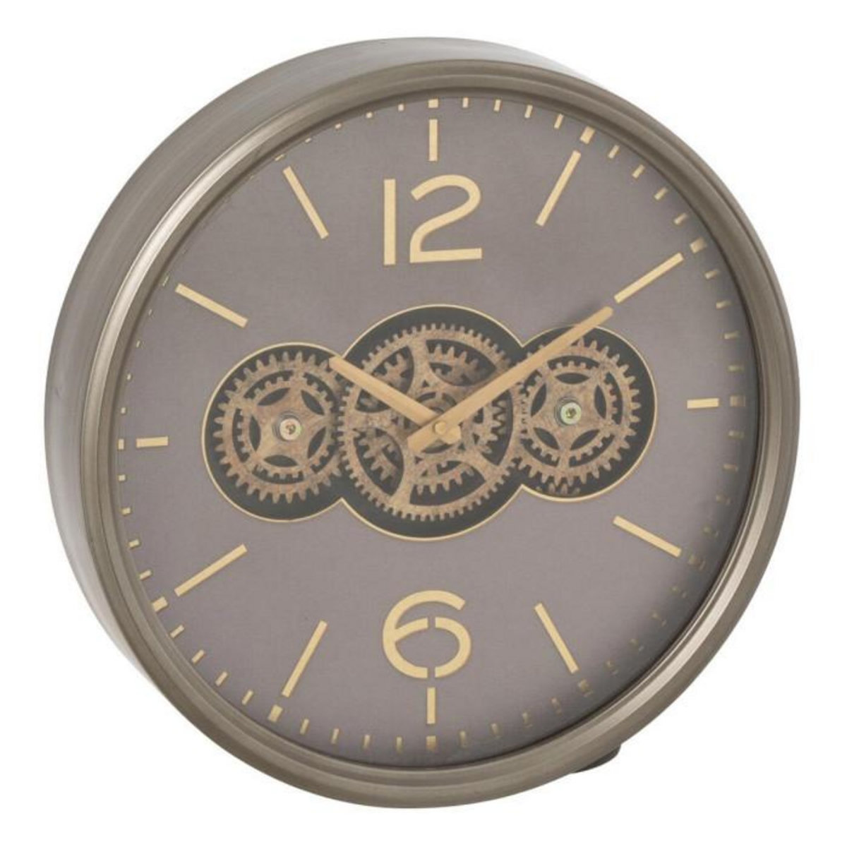Paris Prix Horloge Murale Engrenage  Plum  39cm Gris