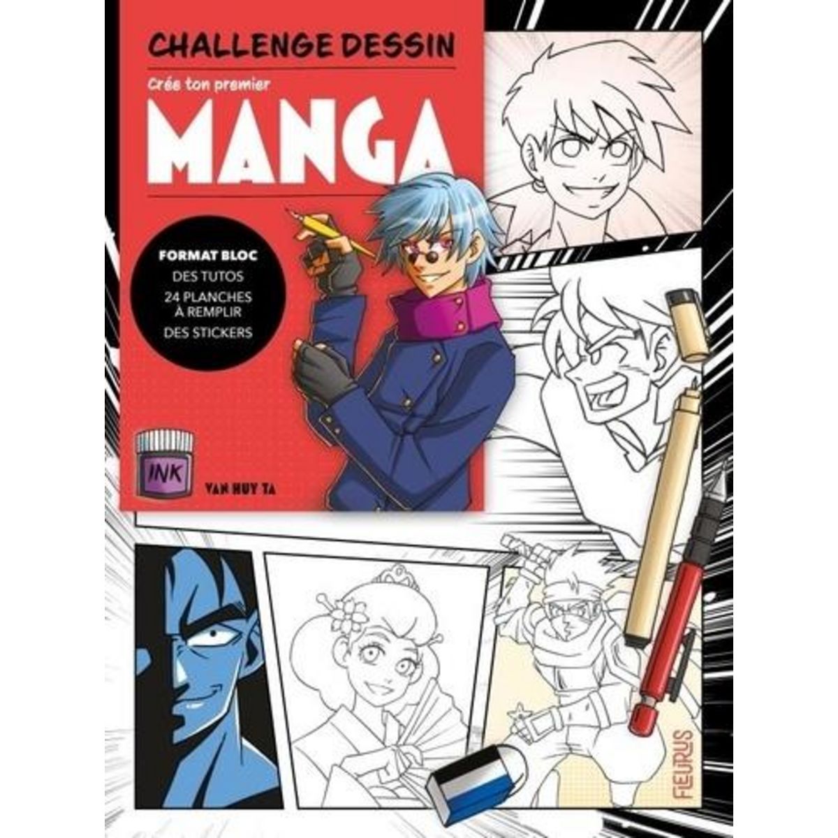 BLOC CHALLENGE DESSIN. CREE TON PREMIER MANGA, Ta Van Huy