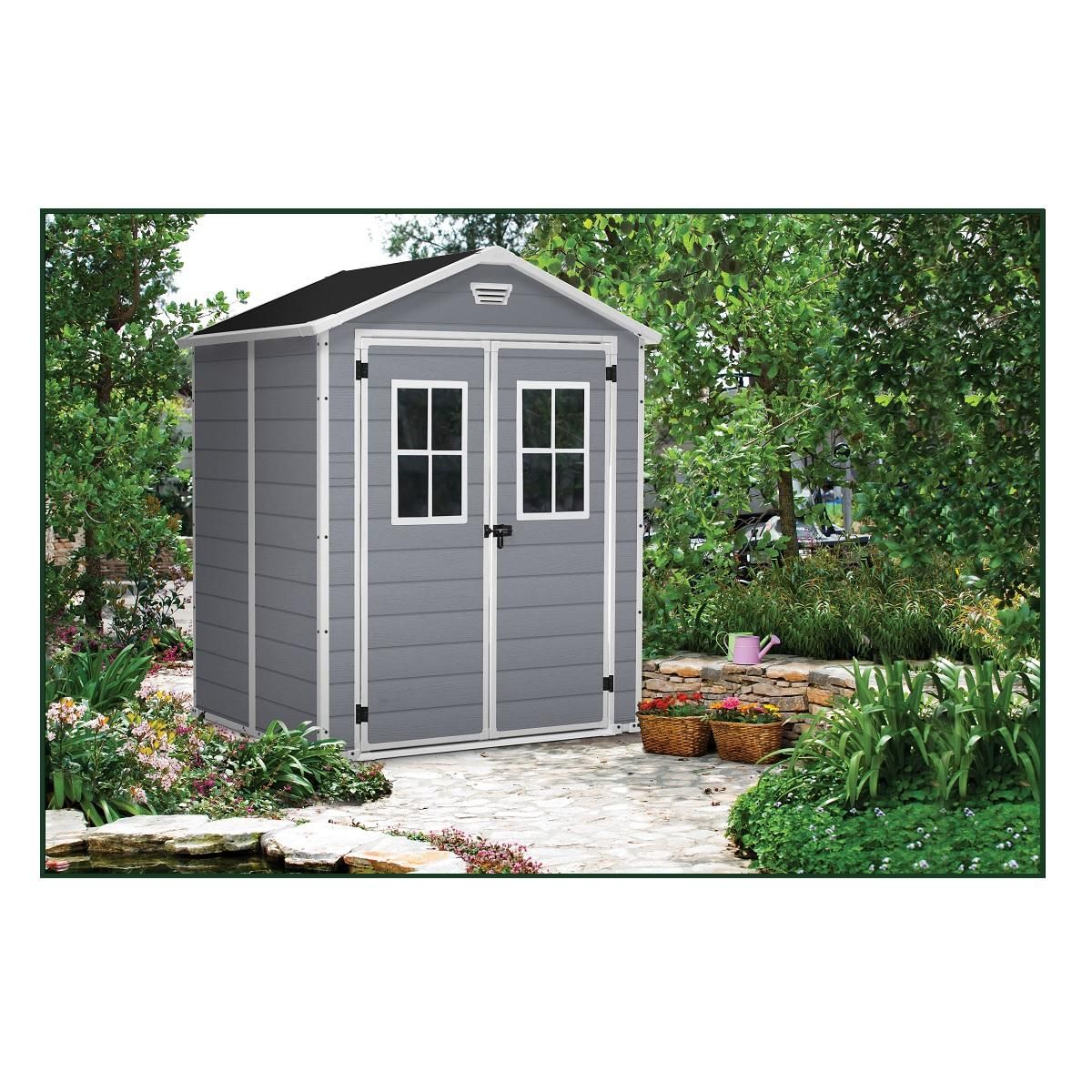 KETER Abri de jardin résine - Avec plancher - 2,8m² - PREMIUM 65