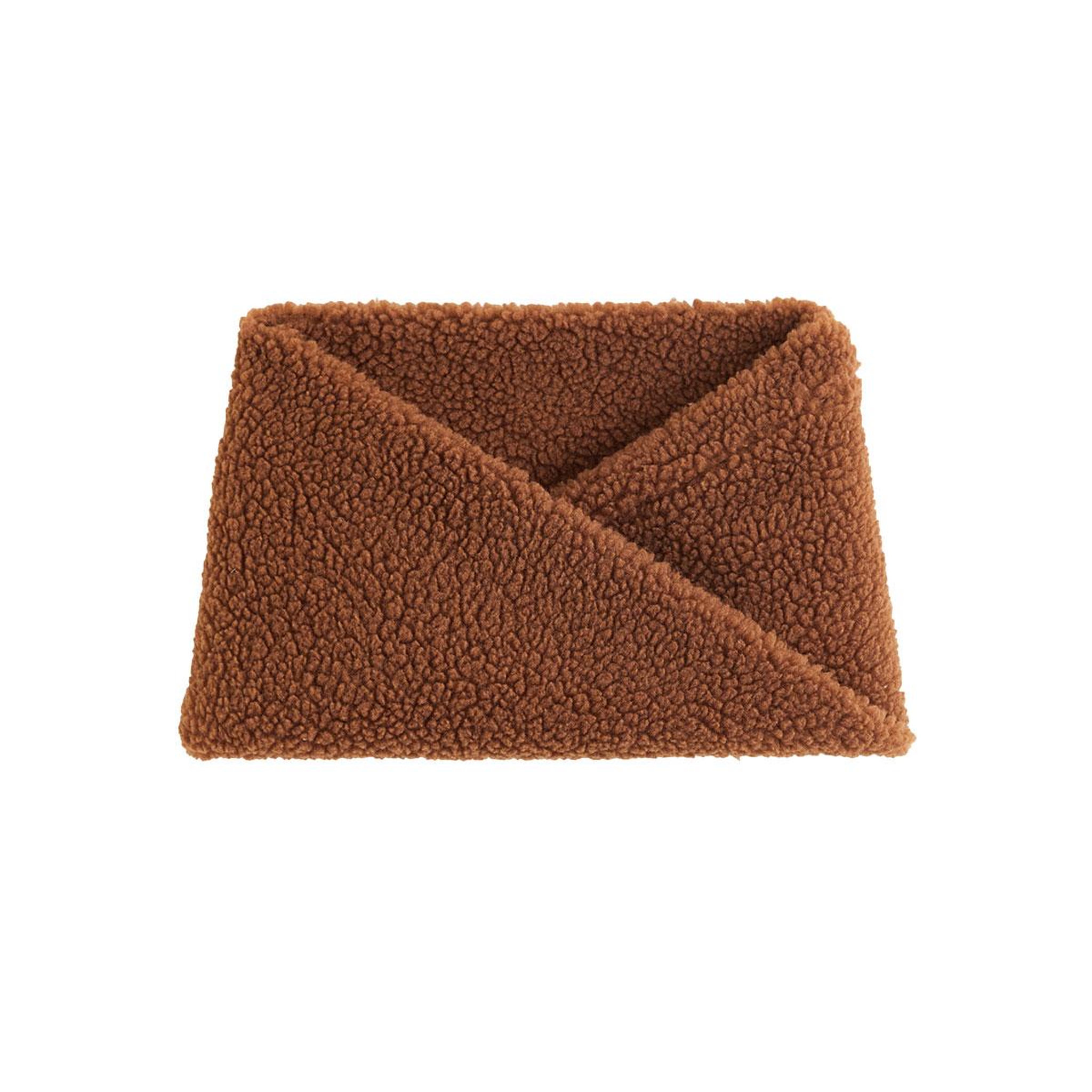 PETIT BEGUIN Cache cou enfant en sherpa Moka. Coloris disponibles : Marron