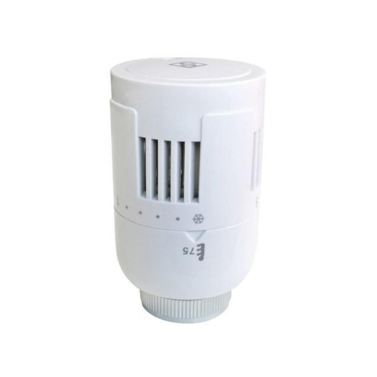 CENTRALE BRICO Tête thermostatique liquide blanc T303, en ABS, D.50mm x 85 mm