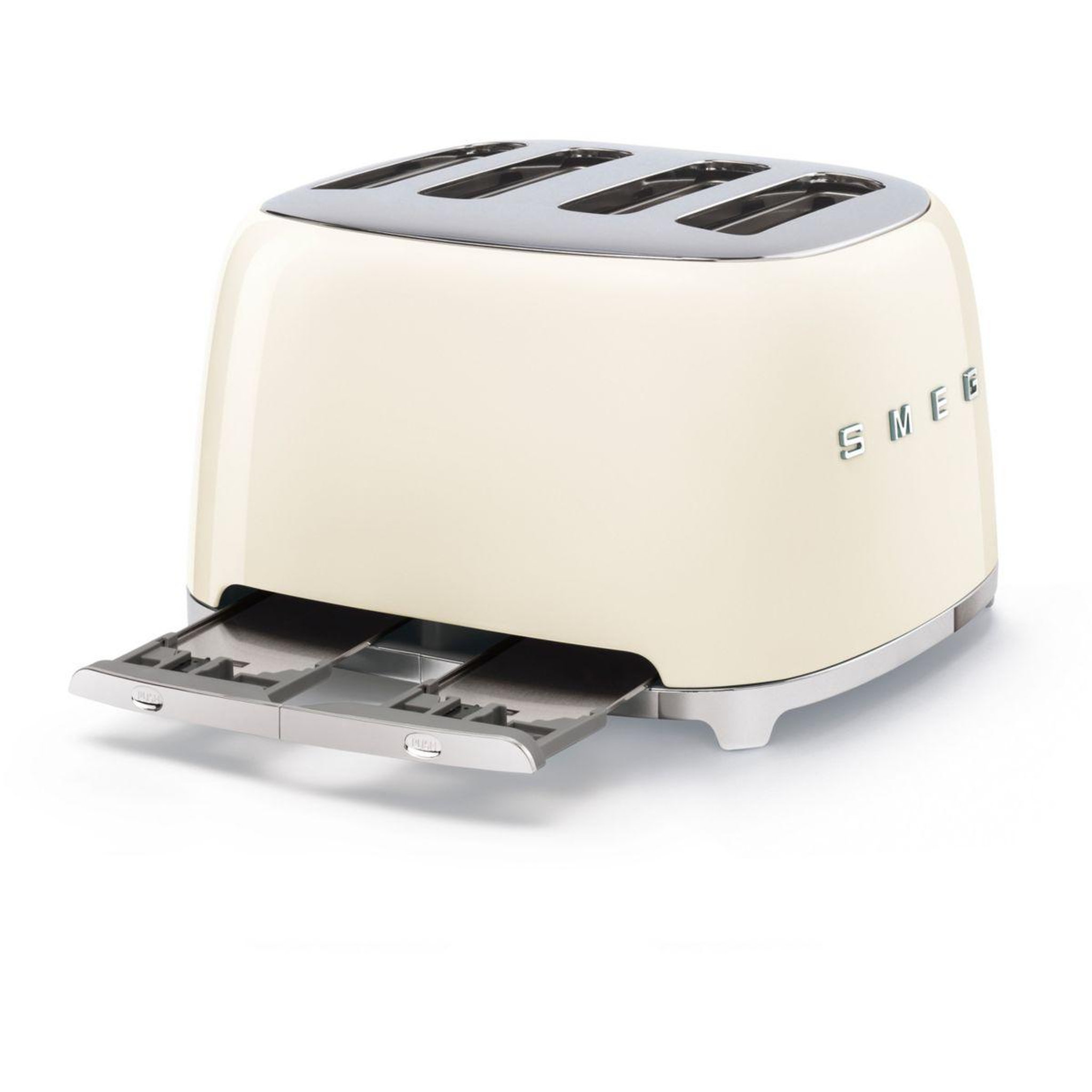 Voir la diapositive 4 : SMEG Grille-pain TSF03CREU Crème