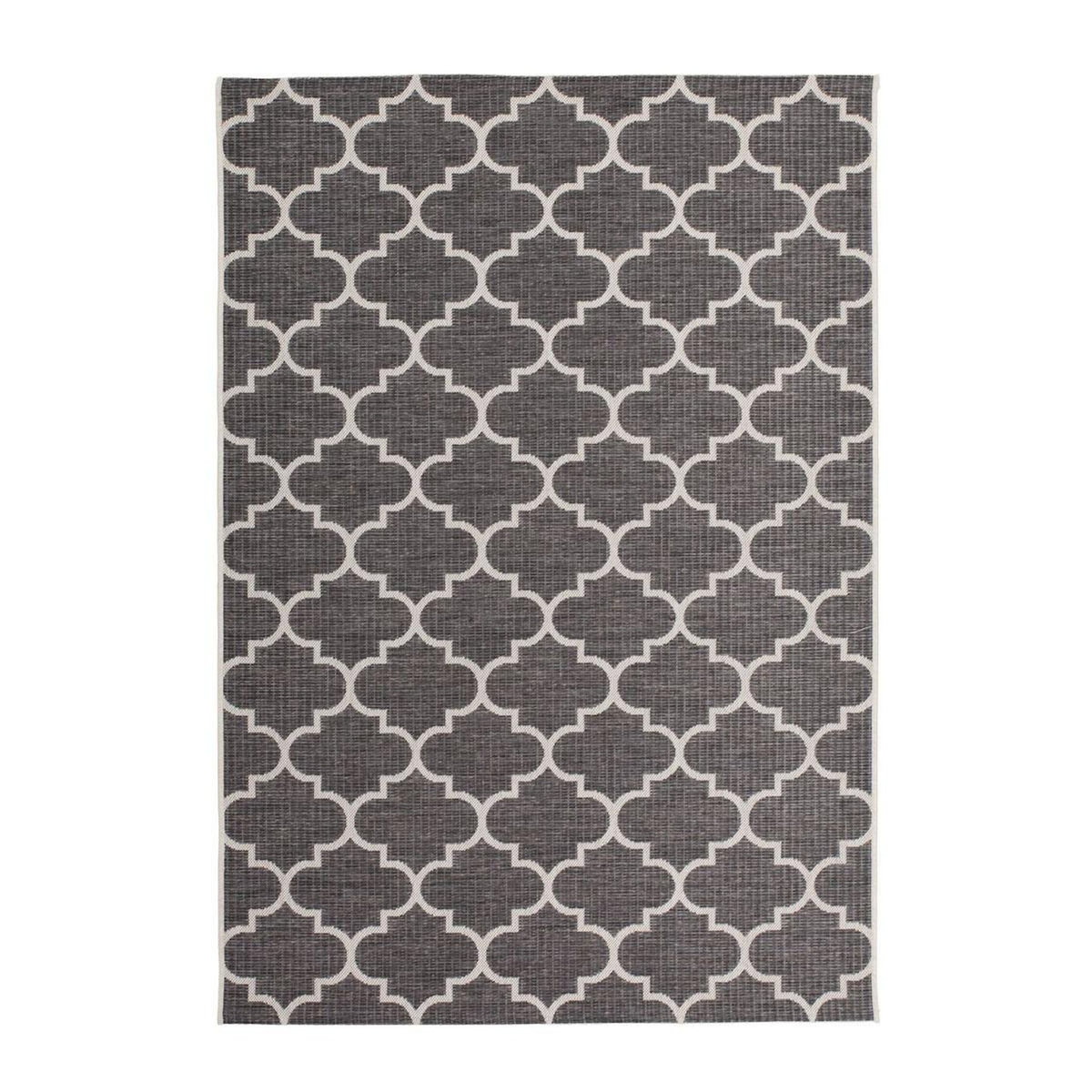 Paris Prix Tapis Tissé à Poils Courts  Batu  Gris