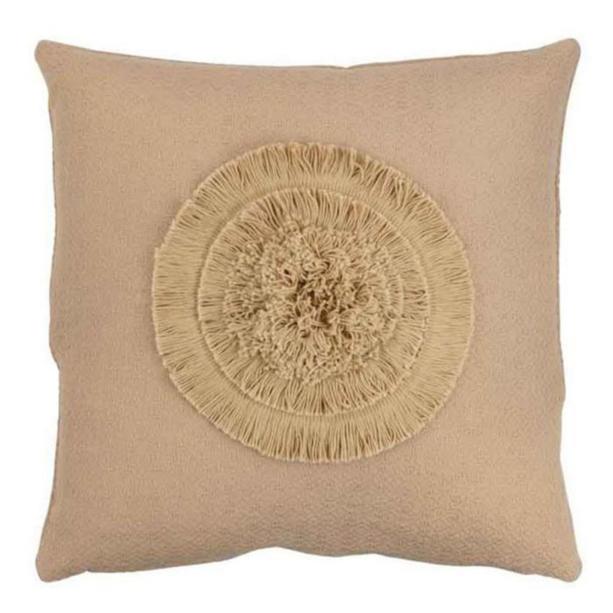 Paris Prix Coussin Carré Déco  Soleil  43x43cm Beige