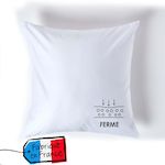 Home collection Oreiller blanc 60x60cm anti acariens fabrication francaise