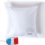 Voir la diapositive 1 : Home collection Oreiller blanc 60x60cm anti acariens fabrication francaise