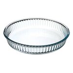 FIVE Plat à Tarte en Verre  Rond  26cm Transparent