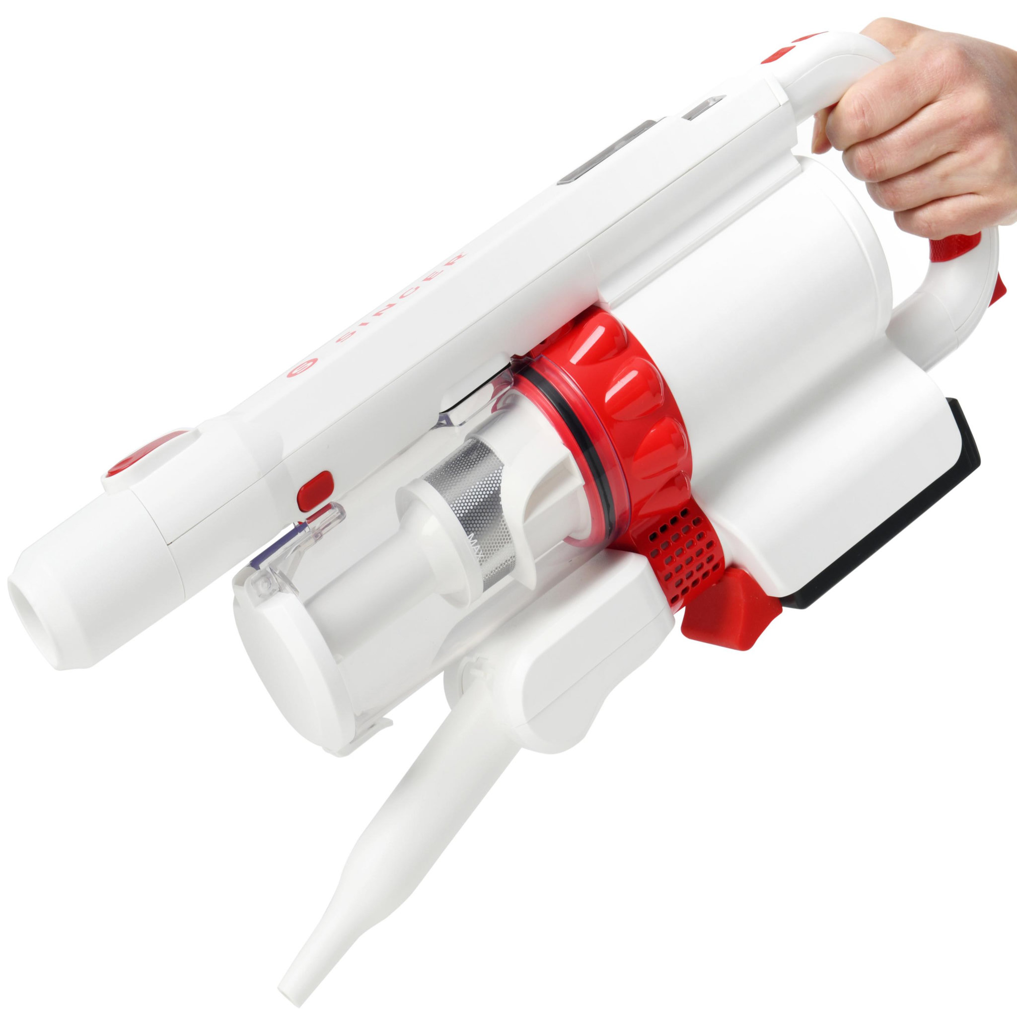 Voir la diapositive 4 : Singer Sonic Aspirateur Balai Sans Fil, 3 en 1, Multifonction, Silencieux, Cyclonique, à Main, Sans Sac