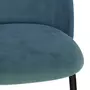 VIDAXL Chaises de salle a manger 2 pcs Bleu Tissu